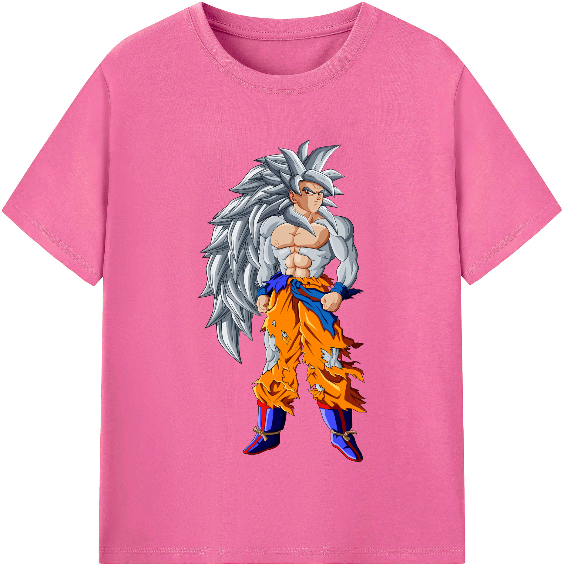 （画像用） ドラゴンボール 孫悟空（そん ごくう）Son Goku カカロット DRAGON BALL Kakarotto レディースカジュアルプリントTシャツ（綿100％）